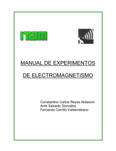 manual de experimentos de electromagnetismo - ITAM