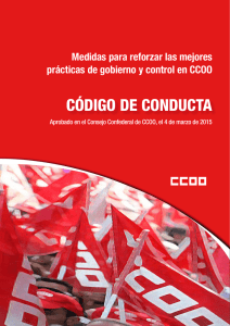 Código de conducta de CCOO