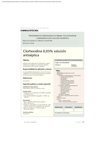 Clorhexidina 0,05% solución antiséptica