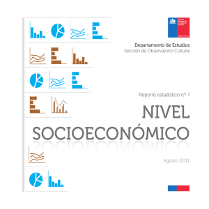 nivel socioeconómico - Consejo Nacional de la Cultura y las Artes