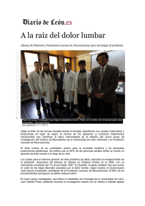 A la raíz del dolor lumbar - Instituto de Biomedicina (IBIOMED)
