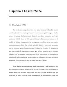 Capítulo 1 La red PSTN.