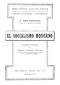 El socialismo moderno - Universidad Complutense de Madrid
