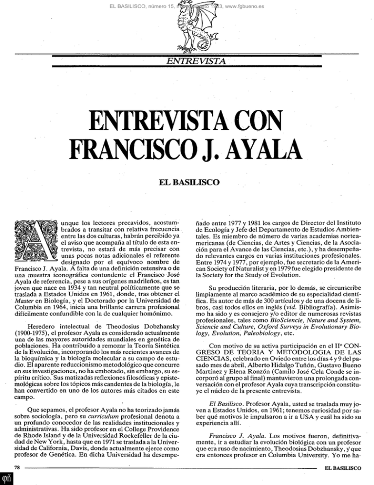 Entrevista Con Francisco J Ayala entrevista-con-francisco-j-ayala