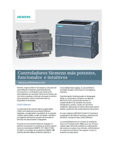 Controladores Siemens más potentes, funcionales e intuitivos