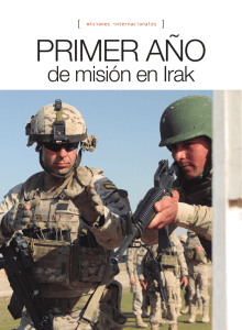 Primer año de misión en Irak