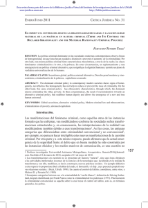 Introducción. Las manifestaciones del fenómeno criminal