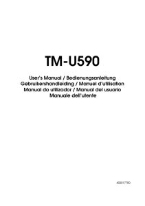 TM-U590 - Dr. Vogt GmbH