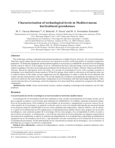 Characterization of technological levels in Mediterranean