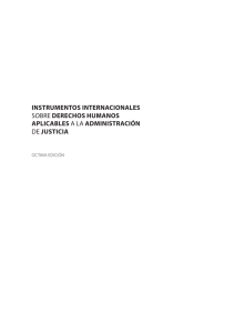 Instrumentos InternacIonales sobre derechos humanos aplIcables a