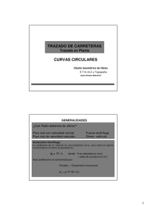 TRAZADO DE CARRETERAS CURVAS CIRCULARES