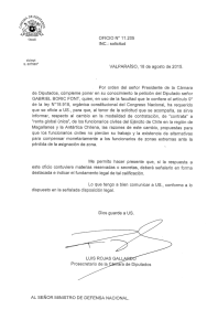 OFICIO N° 11.205 INC.: solicitud VALPARAÍSO, 18 de agosto de