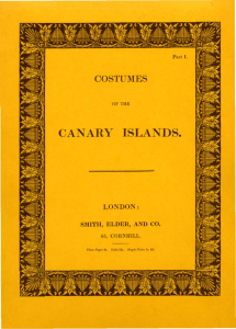 Costumes of the Canary Islands [Material gráfico no proyectable