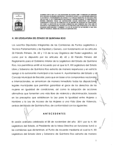 roo exhorta de manera respetuosa y en estricto apego a la