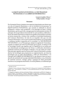 La equivalencia funcional, la neutralidad tecnológica y la libertad