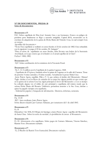 Documento nº1 Fj2= Sobre capellanía de Don José Antonio Lira y