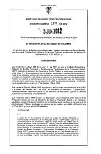 Decreto-1194-de-2012 - Ministerio de Salud y Protección Social