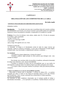 CAPITULO 3 ORGANIZACIÓN DE LOS COMPONENTES DE LA