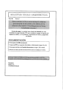 Solicitud de título - UPV Universitat Politècnica de València
