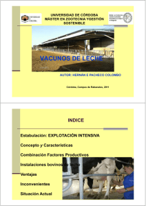 vacunos de leche - Universidad de Córdoba