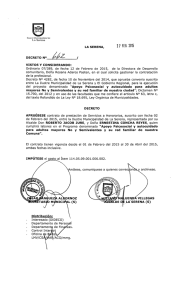 decreto n&deg; z / vistos y considerando - Transparencia