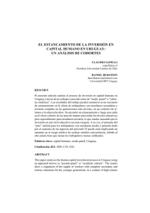 el estancamiento de la inversión en capital humano en uruguay