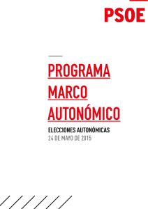 ELECCIONES AUTONÓMICAS 24 DE MAYO DE 2015