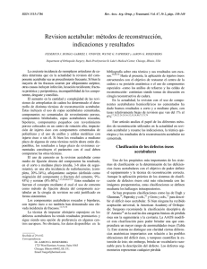 Revisión acetabular: métodos de reconstrucción, indicaciones y