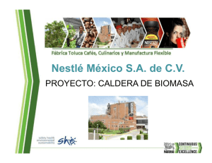 Caldera de Biomasa, Nestlé México