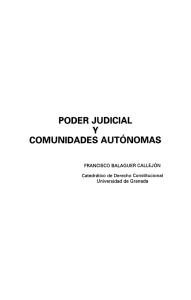 Poder Judicial y Comunidades Autónomas - e