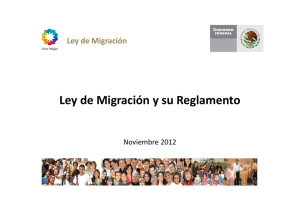 Ley de Migración - Instituto Nacional de Migración
