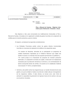 “a” 5392. 01/02/2013. - del Banco Central de la República Argentina