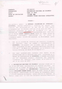 contrato: kbt-002/97 contratista universidad nacional de oomdmeta