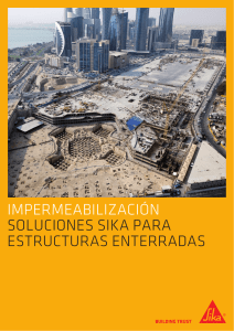 Soluciones Sika para Estructuras Enterradas