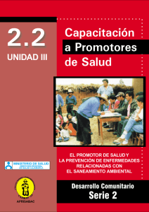 UNIDAD III El promotor de salud y la prevención de