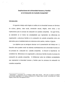 Ponencia Implicaciones de la Diversidad Humana