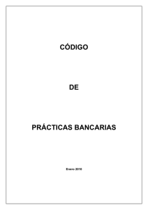 Consejo de Autorregulación. Código de Prácticas Bancarias