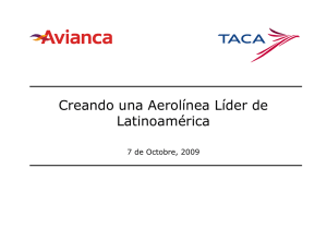 Creando Aerolinea Lider de Latinoamerica