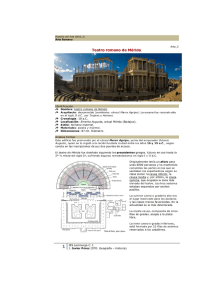 Teatro romano de Mérida.