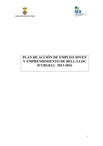 Plan de Actuación - Ministerio de Empleo y Seguridad Social