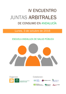 juntas arbitrales - Escuela Andaluza de Salud Pública