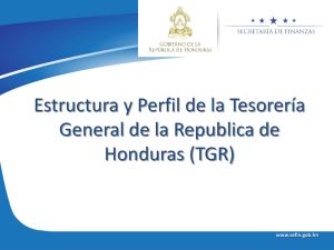 Estructura y Perfil de la Tesorería General de la Republica de