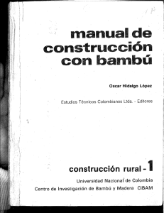 ºscar Hidalgo López - GUADUA BAMBU COLOMBIA