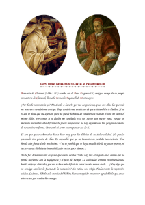 Carta de San Bernardo de Claraval al Papa Eugenio III