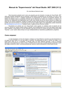 Manual de "Supervivencia" del Visual Studio .NET 2005 (V1.3)