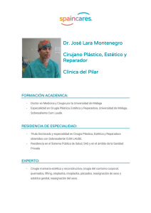 Dr. José Lara Montenegro Cirujano Plástico, Estético y Reparador
