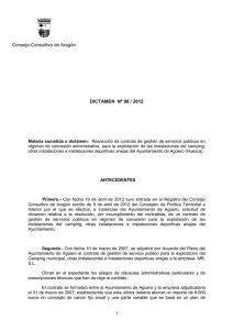 Dictamen 98-2012 - Gobierno de Aragón