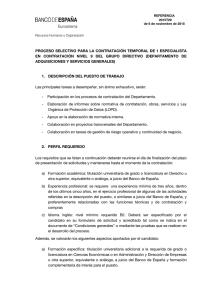 Proceso 2015T29 - Banco de España