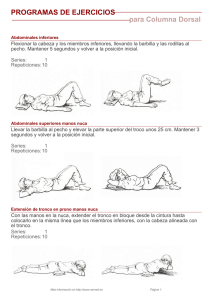 Programa ejercicios fractura osteoporotica