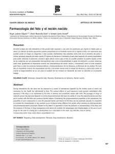 Farmacología del feto y el recién nacido